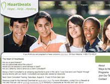 Tablet Screenshot of heartbeats.org